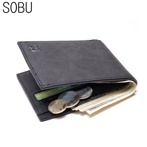 Fashion Mens Wallet with Coin Compartment