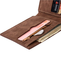 Fashion Mens Wallet with Coin Compartment