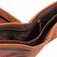 Mens Leather  Bifold Business Wallet