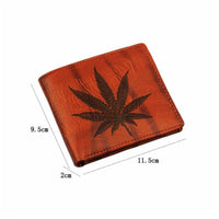 Mens Leather  Bifold Business Wallet