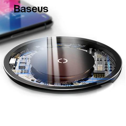 Baseus 10W Qi  Fast Wireless Charging pad for Samsung S8 S9/S9+ Note 9 8